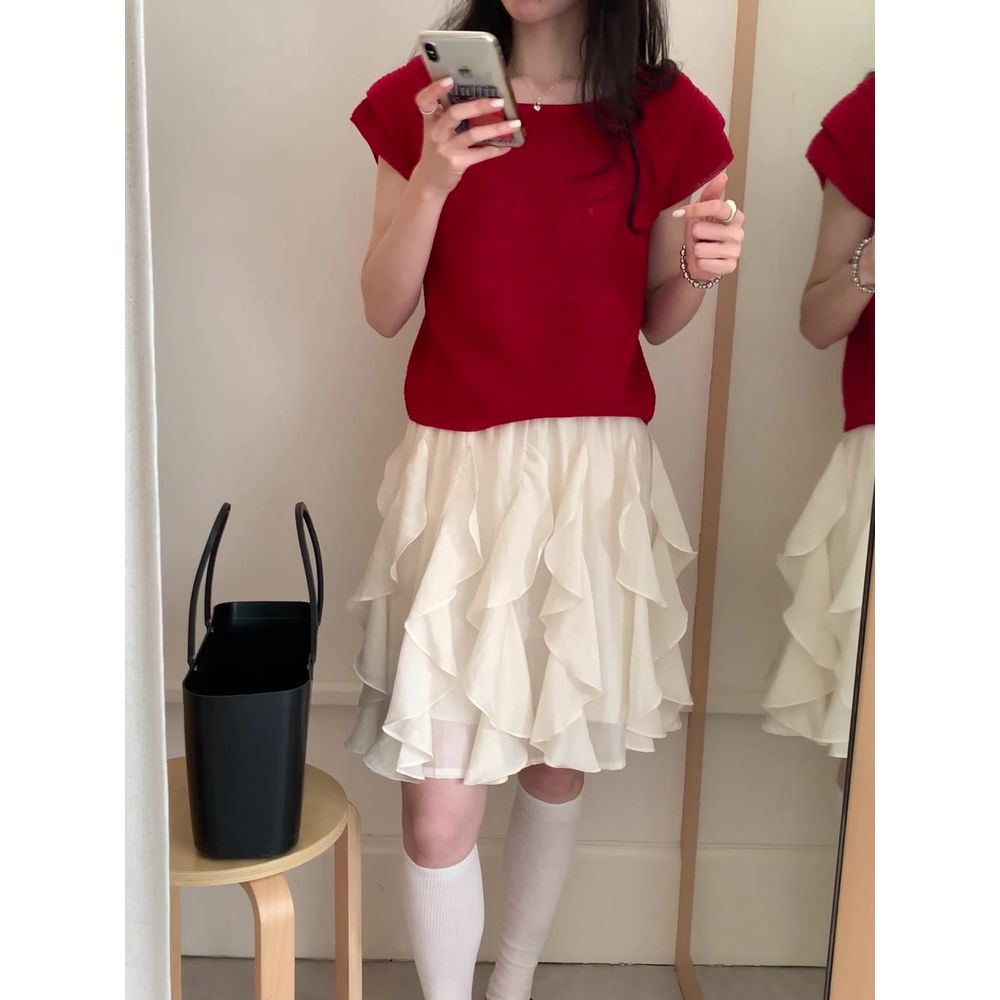 Women's Fashion Knitted Sweater T-Shirt